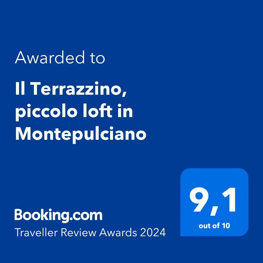 Il Terrazzino, Piccolo Loft In Montepulciano Apartment